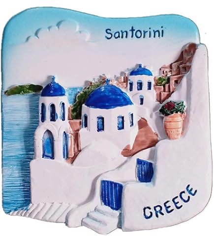 Skopelos Griechenland Reise-Souvenir 3D Kühlschrankmagnet Stadt