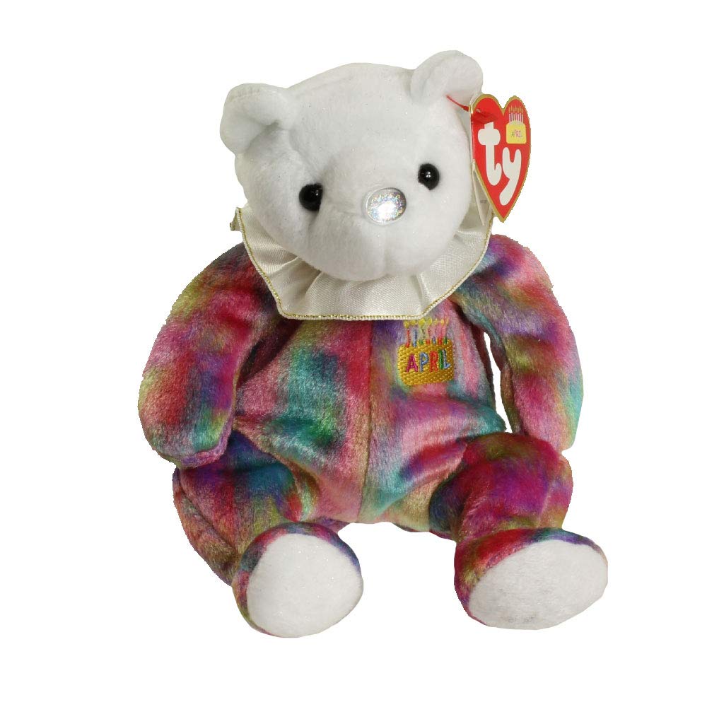 TY Beanie Baby - ABRIL el Oso de Cumpleaños [Juguete]