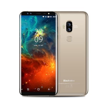 Blackview S8-5,7' 4G FDD-LTE Smartphone, 18:9 Infinity Display, Android 7.0 Octa Core 4GB+64GB, 4 Sony Kamera 13MP+13MP, Fing