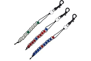 Zelerdo 3 Pack Golf Beads Count Stroke Score Counter