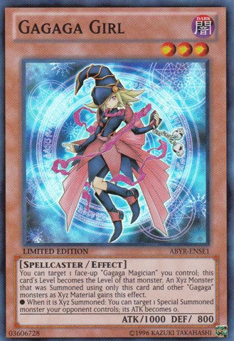 Yu-Gi-Oh! - Gagaga Girl (ABYR-ENSE1) - Abyss Rising SE - Limited Edition - Super Rare