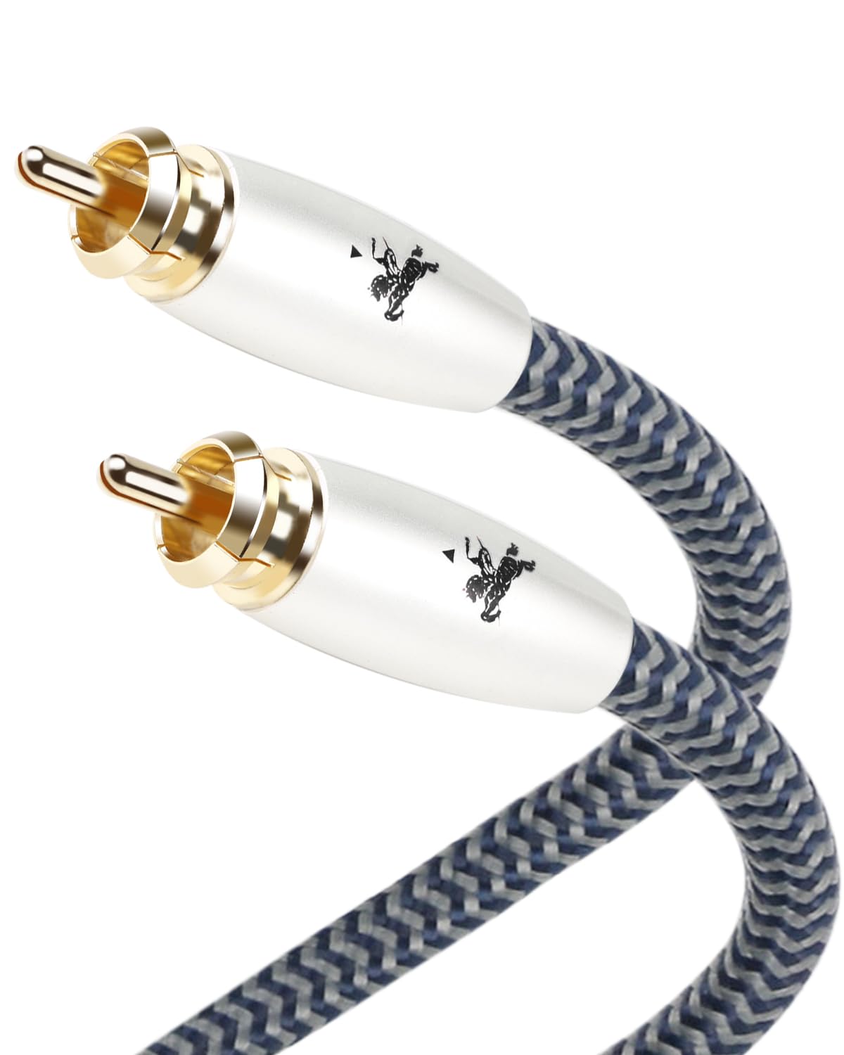 Impeto Audiophile RCA Audio Subwoofer Cable [3m] Digital Coaxial Audio Cable Amplifiers for Subwoofer, Active Speakers with Gold-Plated Plugs, 3 metres