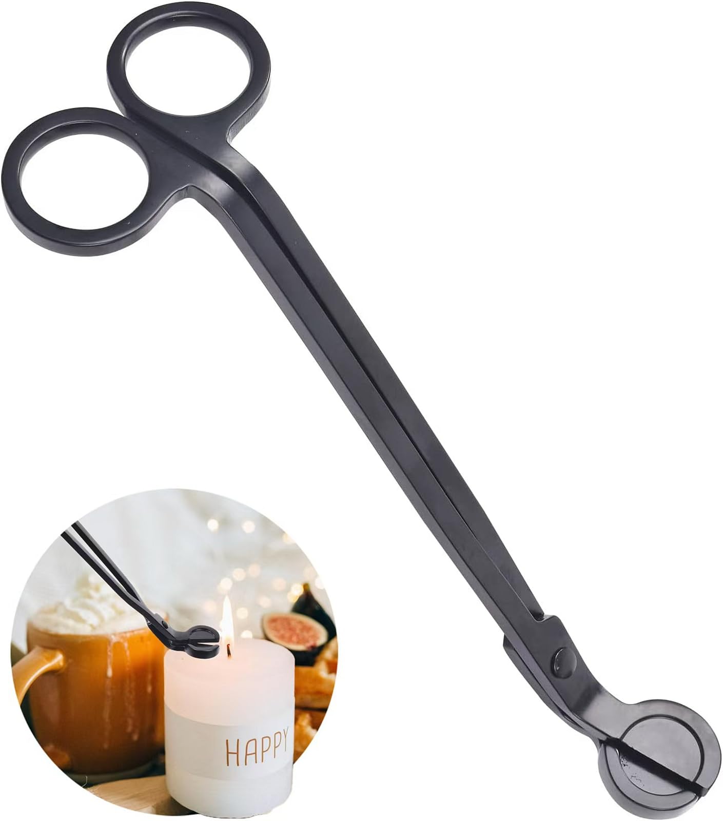 Zoyiancy Candle Trimmer Candle Wick Trimmer Candle Accessories, Candle Scissors Wick Cutter for Candles to Burn Equally