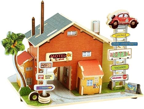 rompecabezas de casas para niños