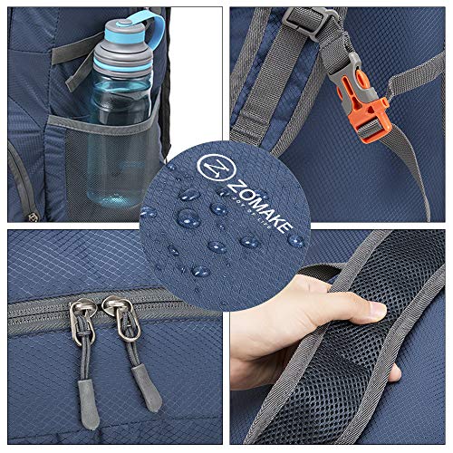 ZOMAKE Lightweight Packable Backpack 35L Light Foldable Backpacks