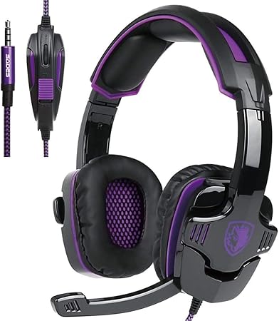 purple pc headset