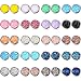 20 Pairs Druzy Stud Earrings Set Stainless Steel Round Earrings Pierced Earrings Jewelry for Women Girls (10 mm)