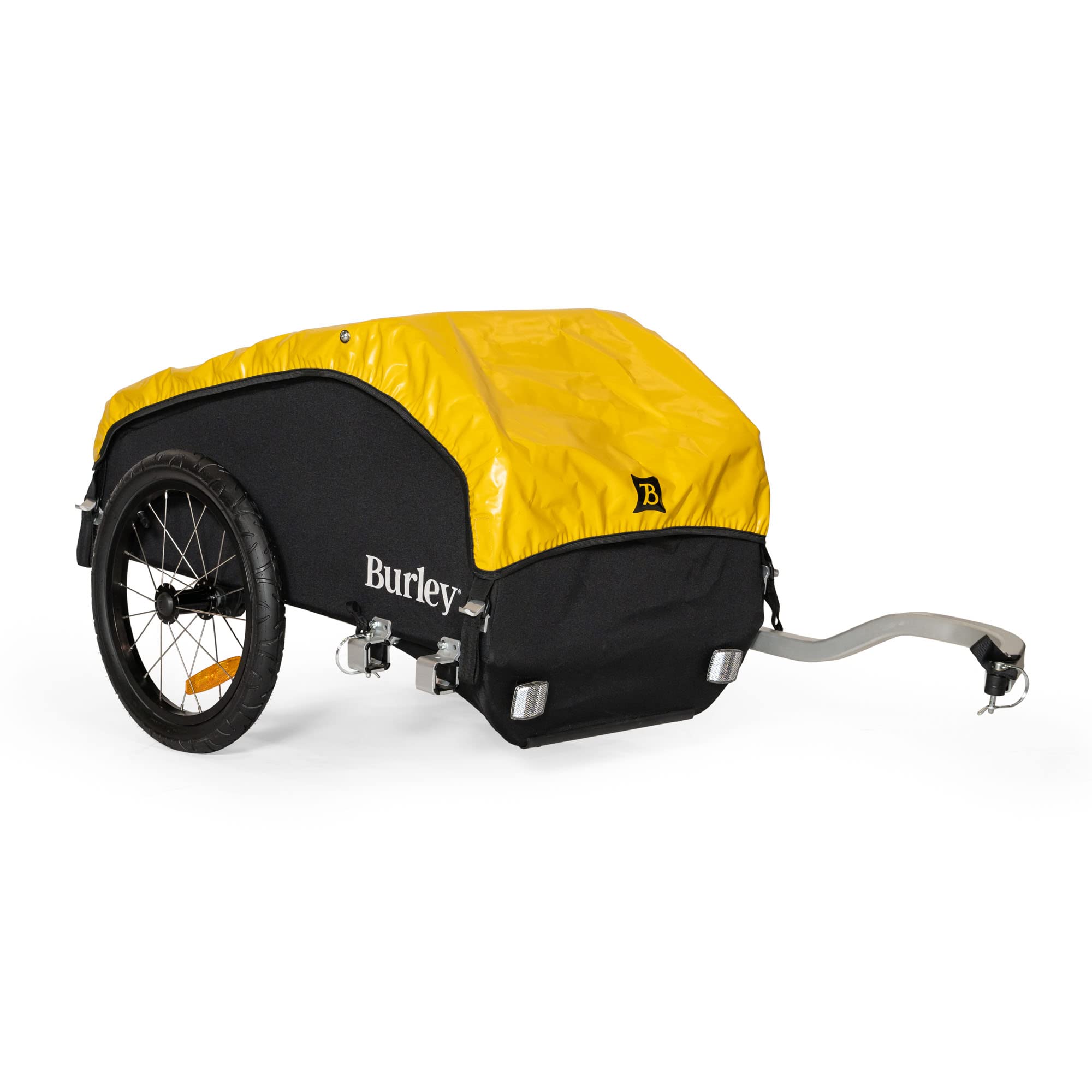 Nómada Burley | Remolque Touring Cargo para bicicleta con cubierta resistente al agua, gran capacidad de almacenamiento y capacidad de carga de 100 lb