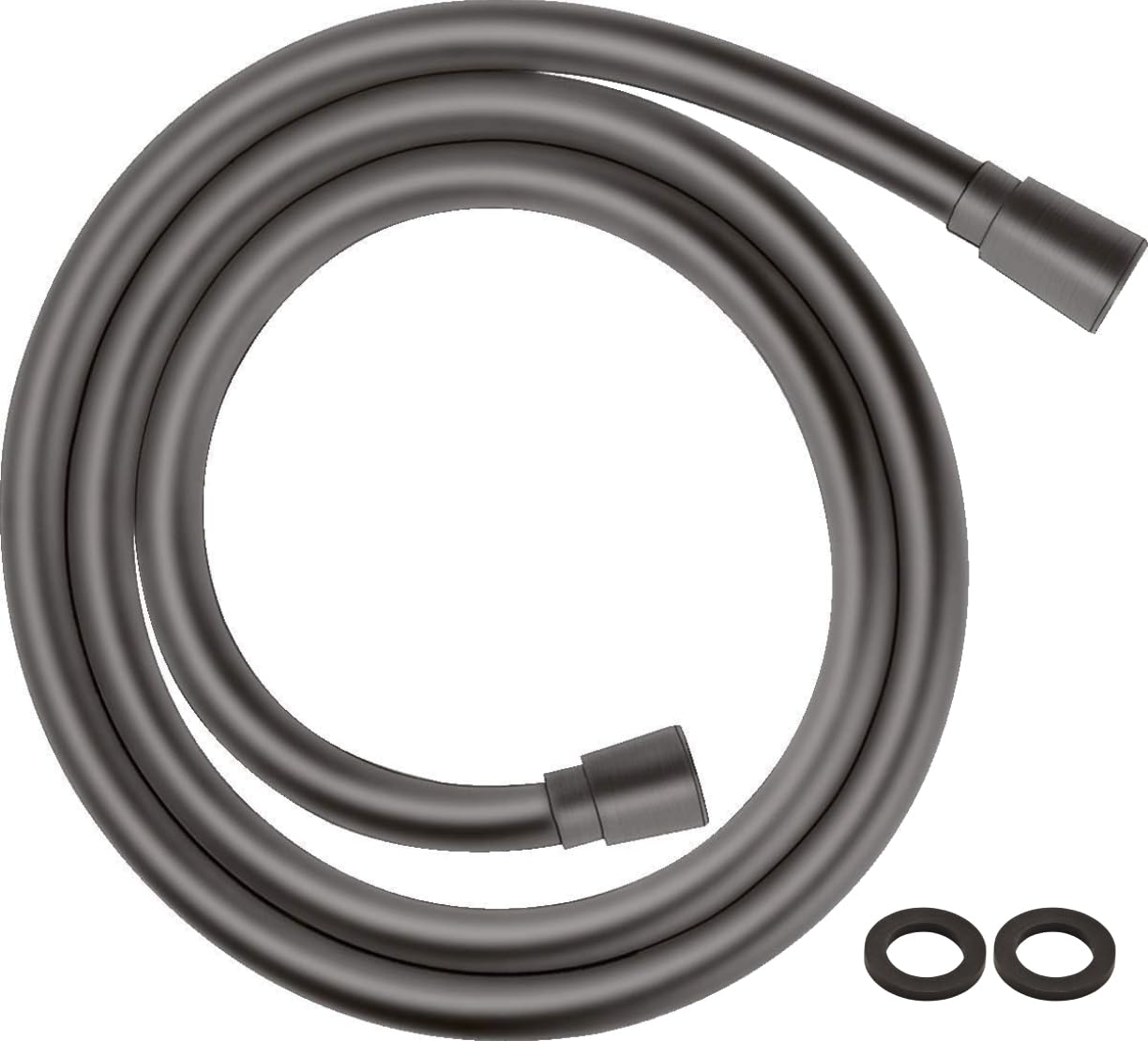 hansgrohe 28272340 Isiflex Shower Hose 1.25 m Brushed Black Chrome, 1,25m — image 1