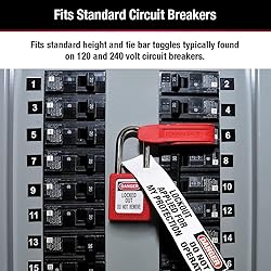 Master Lock Red Electrical Box Circuit Breaker