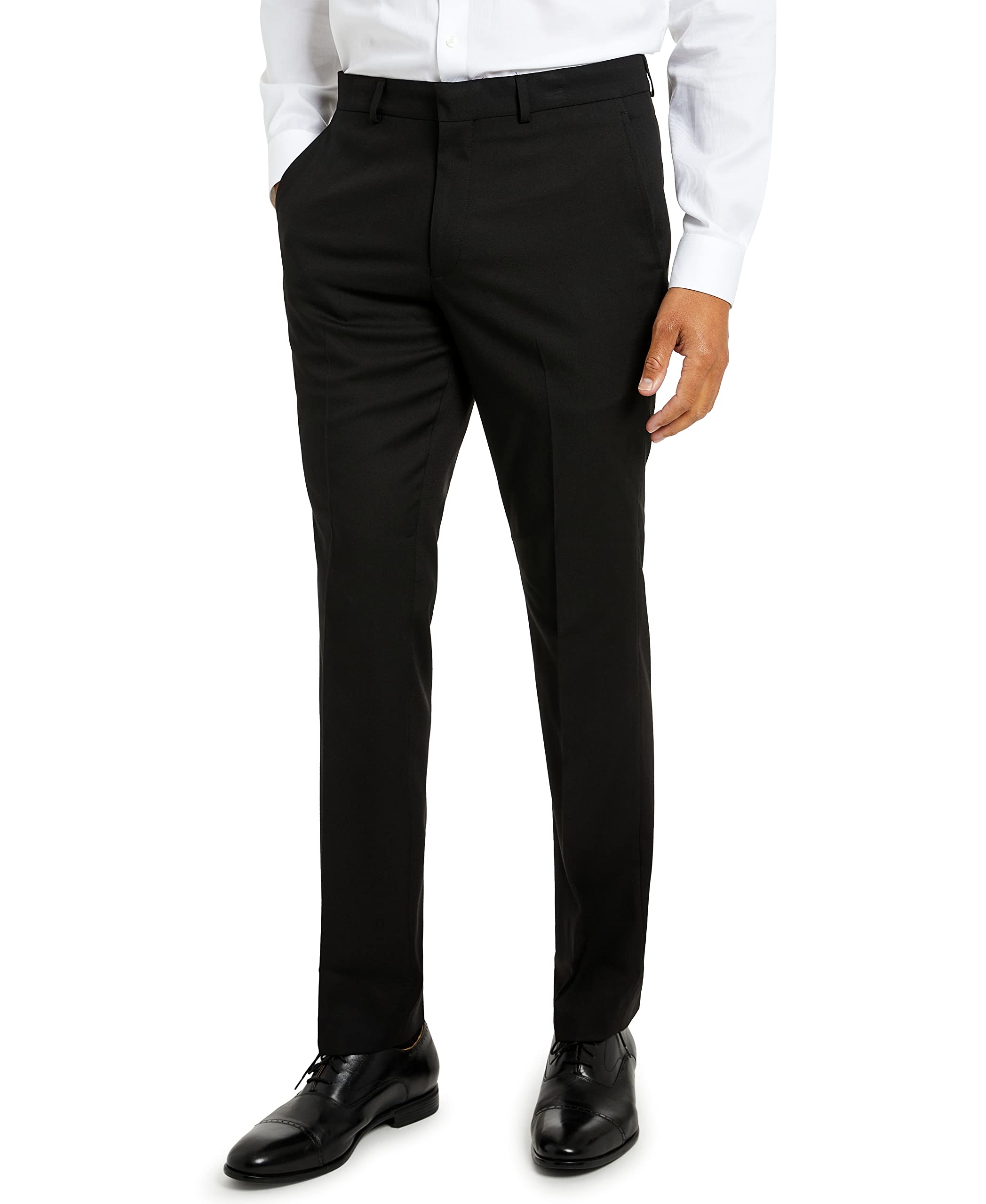 Kenneth Cole REACTION Men’s Suit Pants, Black, 33W x 32L