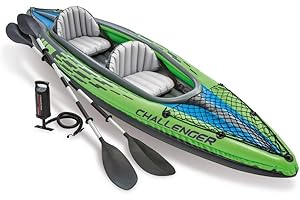 Intex 68306 Two People Inflatable Canoe Challenger K2 Kayak 351 x 76 cm