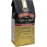 Door County Coffee, Chocolate Cherry, Flavored Coffee, Medium Roast, Whole Bean Coffee, 10 oz Bag