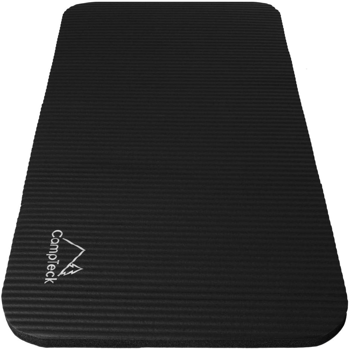 CampTeck U6962 - Non-Slip Yoga Knee Pad Soft Foam Yoga Knee Mat for Fitness Exercise, Workout, Gym, Pilates etc. - Black
