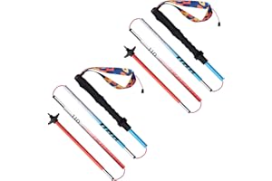 AONIJIE Trail Running Poles 2 Pcs Outdoor Trekking Poles Foldable Aluminum Alloy Sticks Quick Lock Ultralight for Camping Hiking Mountaining Marathon
