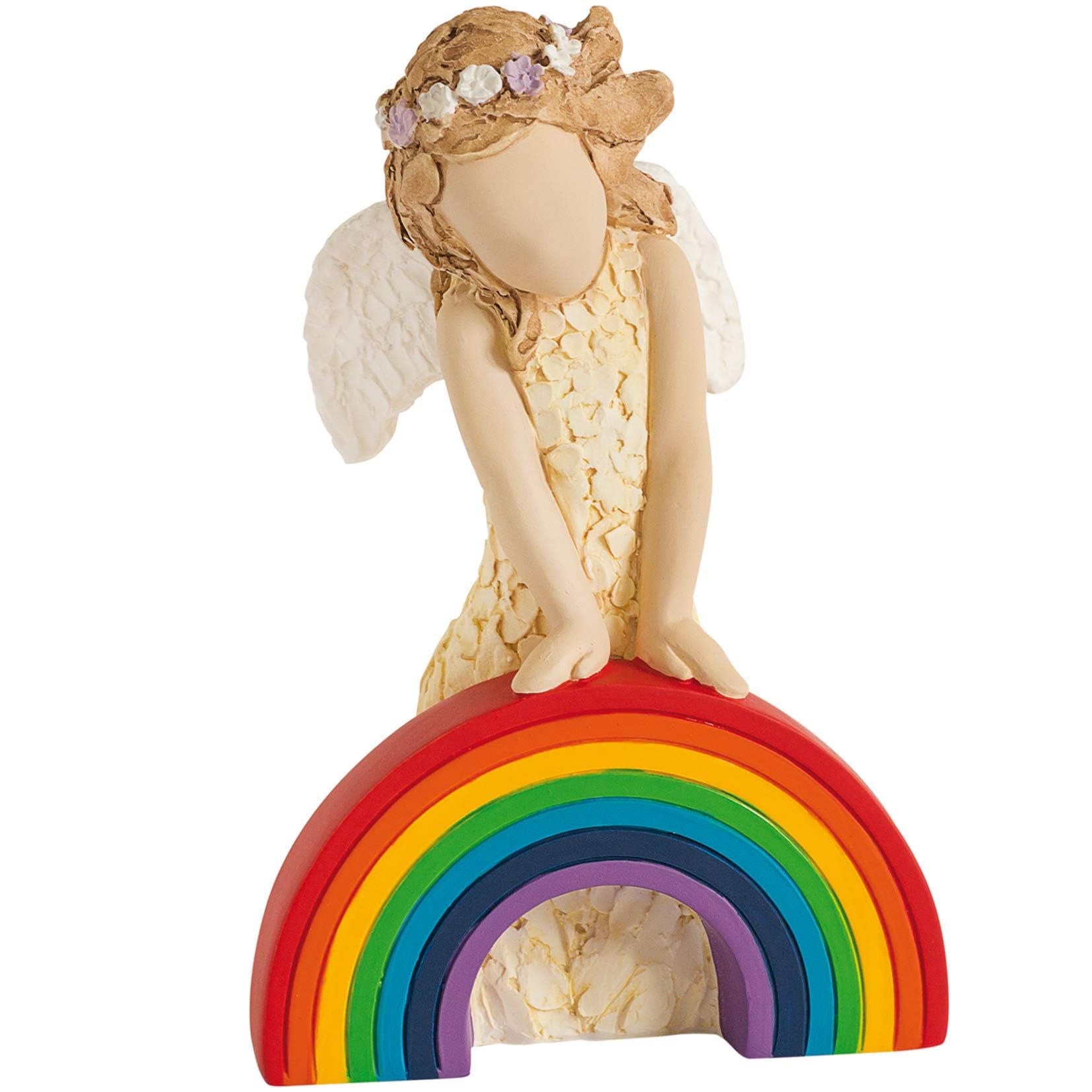 More Than Words 9616 Love And Hope Rainbow Angel Figurine