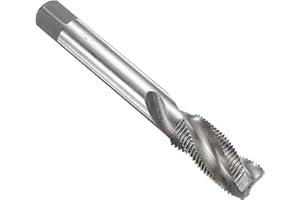 uxcell Spiral Flute Thread Taps M14 x 1.25 H2 Metric Machine Threading Tap Bit, Uncoated Screw Tapping Repair Tool, M2 High-S