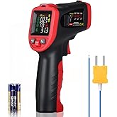 Wintact Infrared Thermometer Gun -58℉ to 1202℉ Pyrometer IR Laser Thermal Gun for Mould Detection, Ambient, Surface Temp, Hum