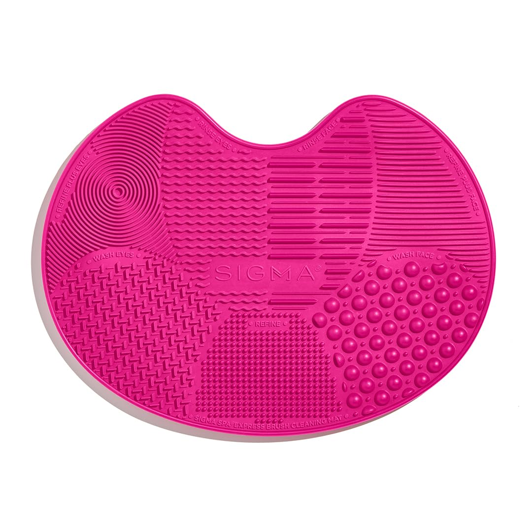 Sigma Sigma Spa Express Brush Cleaning Mat, Pink — image 1