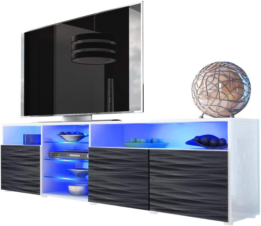 Best fire place tv stand white