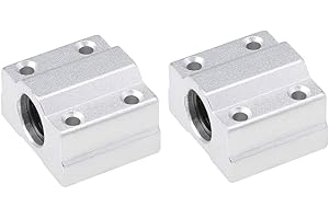 uxcell 6mm Linear Ball Bearing SCS6UU Slide Block Units, 6mm Bore 2pcs