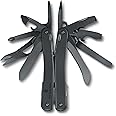Victorinox Swiss Tool Spirit MXBS Swiss Army Knife, 24 Function Swiss Made Multitool with Large Blade, Pliers and Wire Cutter - Black with Nylon Pouch