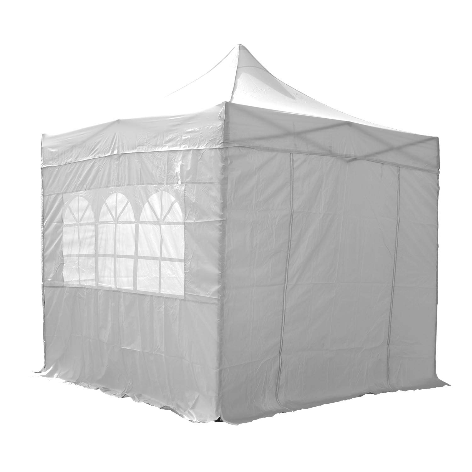 Airwave EX26021 Essential Pop Up Gazebo with Sides 2.5 x 2.5M (White)