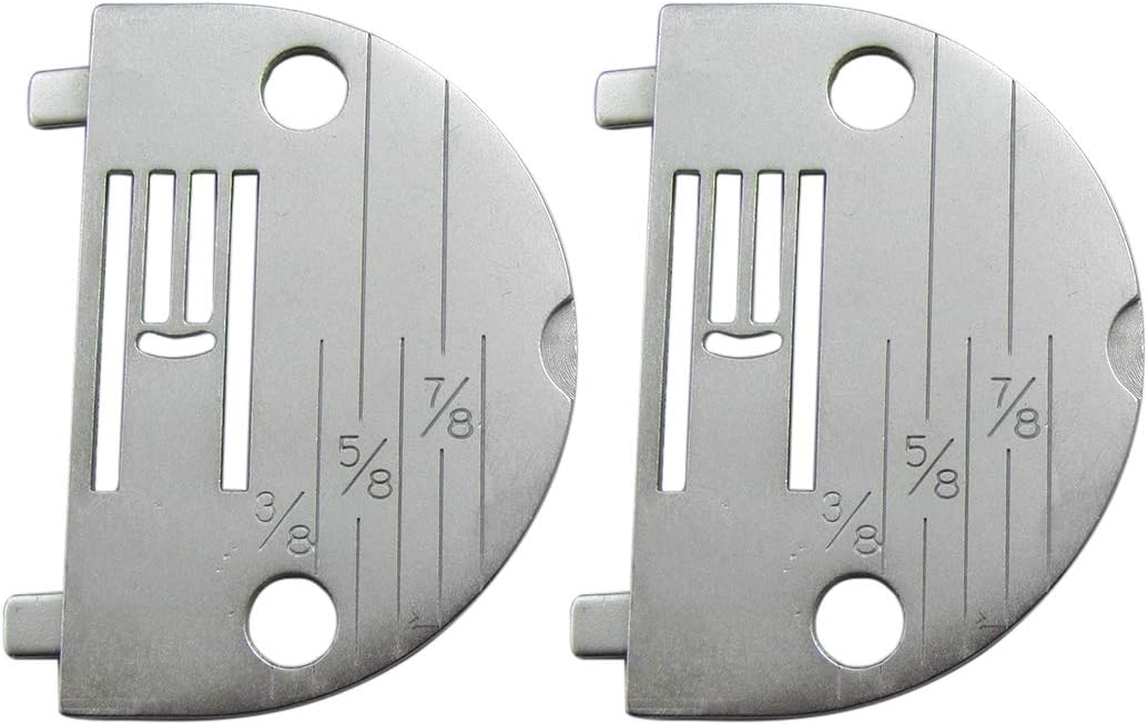 KUNPENG Sewing Machine Needle Plate NZ5LG 2PCS for Brother