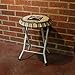 Vintage Parts 323928 Folding 7up Soda Bottle Cap Stool or Side Table