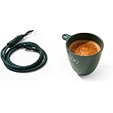 OutIn Espresso Cup, Espresso Shots Cup Made From Coffee Ground with Lanyard, 3 oz Small Coffee Cup Perfect Nano