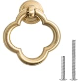 Ruiao 6 Pack Gold Cupboard Knobs Cabinet Knobs Drawer knobs, Zinc Alloy Gold Knobs for Dresser, Cupboard Knobs for Kitchen, Bathroom