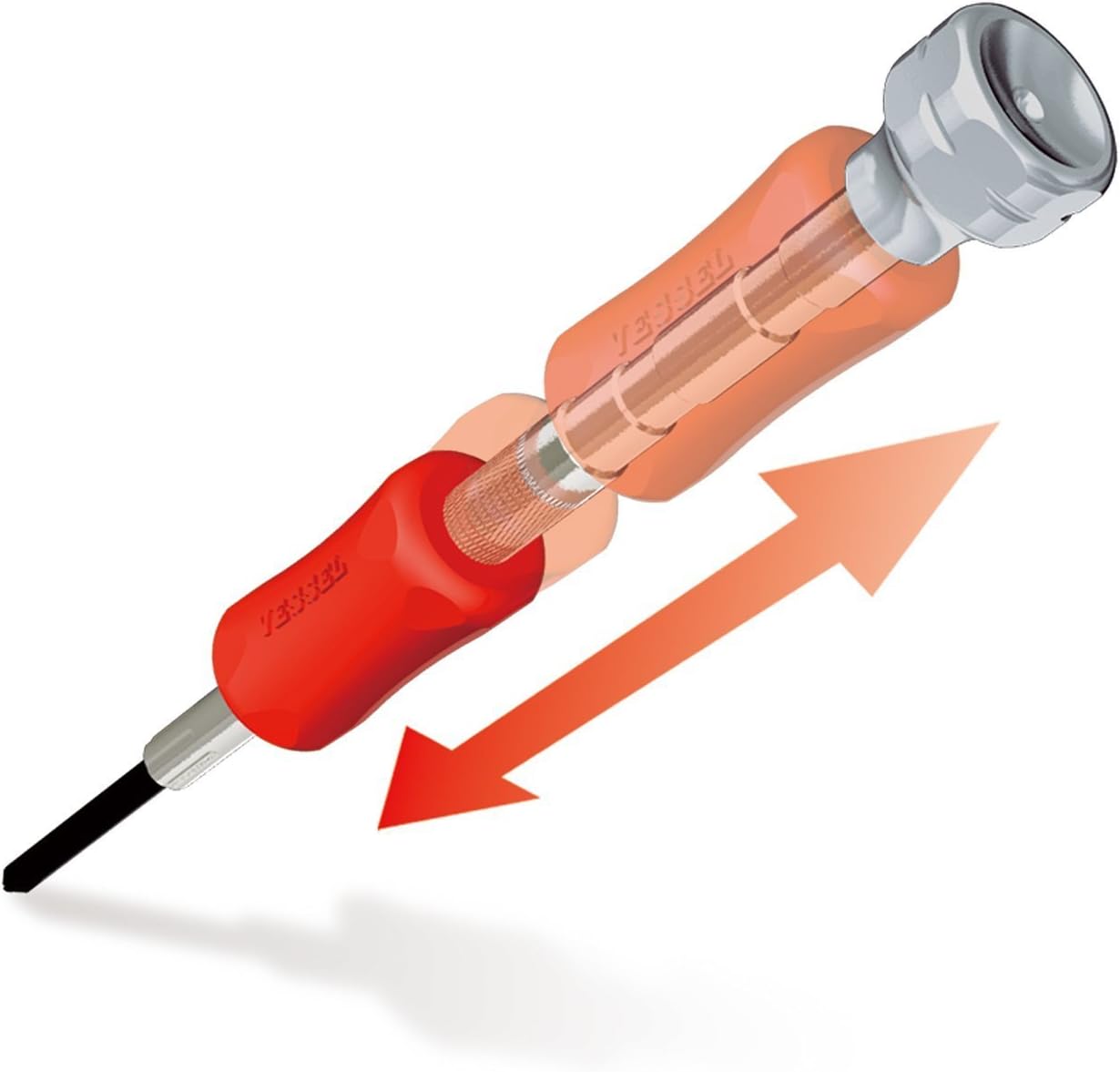 VESSEL Precision Screwdriver Set TD-55 / -0.9, -1.2, -1.8, -2.3, -3.0, -3.5, Multicolored - Image 5