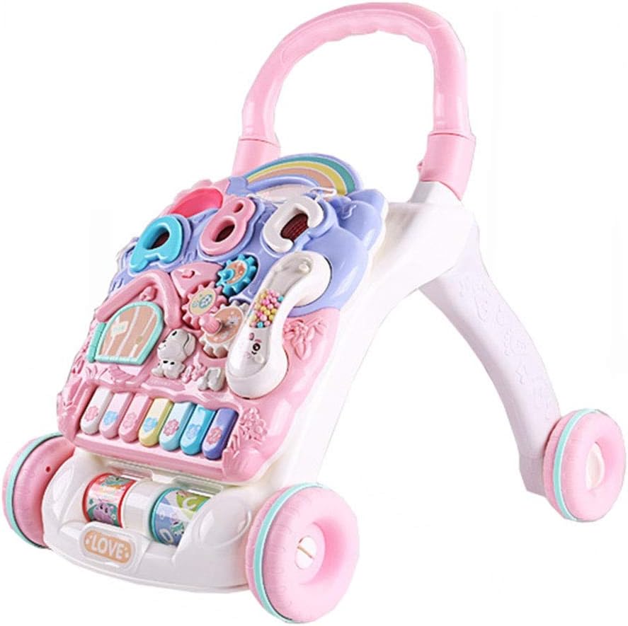 Juguete para empujar y tirar del carrito rodante 6-7-18 meses 1 año de