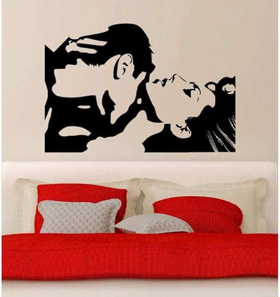 Pegatinas de pared Cotizaciones de bricolaje Amor pareja apasionado