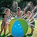 Lucky Shop1234 Beach Ball Sprinkler Inflatable Water Sprinkler for Kids Slip and Slide