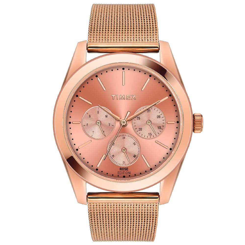 Buy Timex Rose Edition Multifunction Analog Gold Dial Women's Watch
