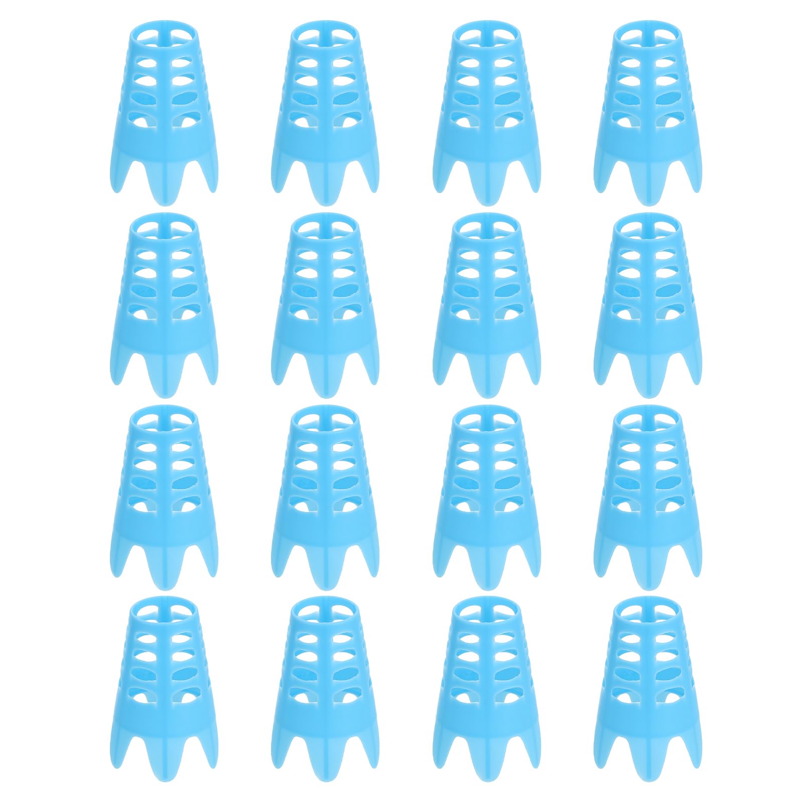 PATIKIL Golf Simulator Tees, 16 Pack Plastic Golf Tees Mat Practice Training for Outdoor Indoor Winter Turf Driving Range, Blue