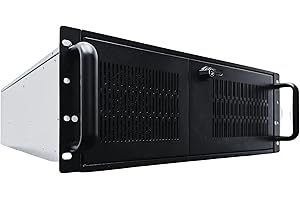 RackOwl 4U Server Chassis, Rackmount Server Case; 13x HDD Bays (10x3.5 & 3x5.25); E-ATX/CEB/EEB/ATX Motherboards; Fan: Front 