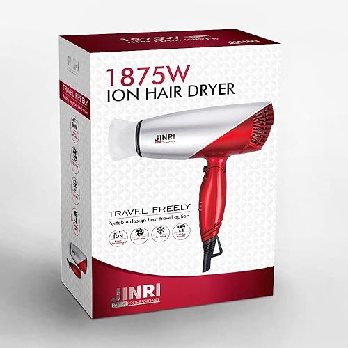 1875w Hair Dryer Dual Voltage Blow Dryer Dc Motor Foldable Handle