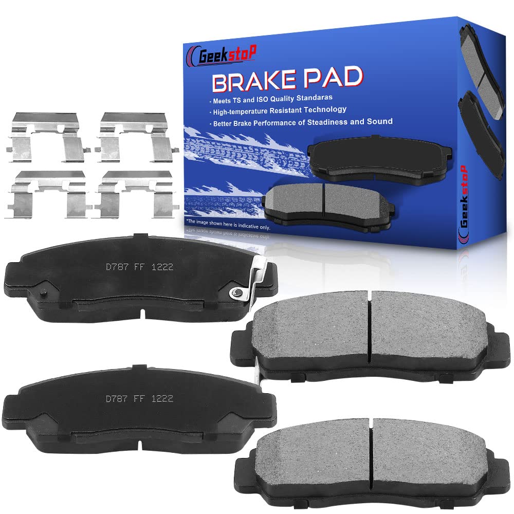 Photo 1 of 4 Front Ceramic Brake Pads for 2003 2004 2005 2006 2007 2008 2009 2010 2011 Honda Accord, 1999-2008 Acura TL, 2004-2010 Acura TSX, 1999-2004 Acura RL, 2001-2003 Acura CL, 2006-2011 Acura CSX