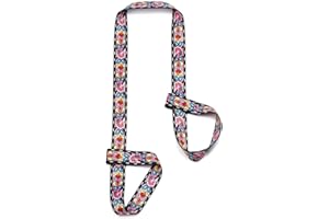 ZOOEASS Yoga Mat Strap, Adjustable Durable Yoga Mat Carrier & Stretching Strap, Multiple Color Choices