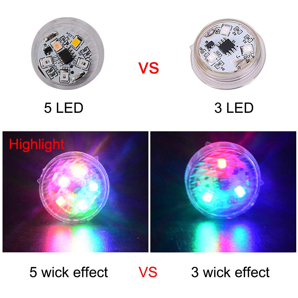 4Pcs Car Door LED Warning Light, CJRSLRB Strobe Safety Lights, Waterproof Flashing Warning Light for Anti Rear-End Collision (Multicolor)