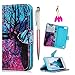 MOLLYCOOCLE iPod Case iPod Touch 5 Case Stand Wallet Purse Credit Card ID Holders TPU Soft Bumper Premium PU Leather Ultra Slim Fit Cover for iPod Touch 5 5th Generation (Color Tree)