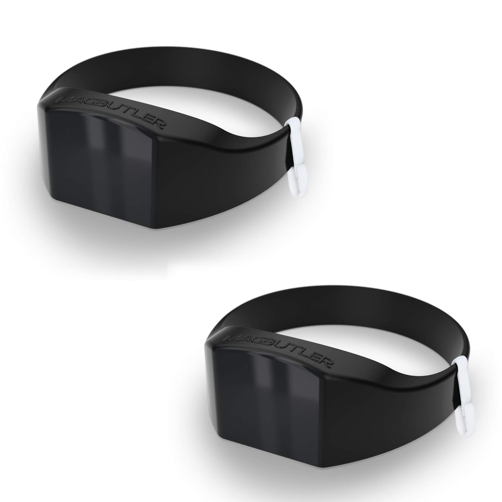 Gymbutler® - Double Pack - Magbutler Magnetic Bottle Holder for the Gym / Known on TV Founder Show/Makes Training Easier (Anthracite)