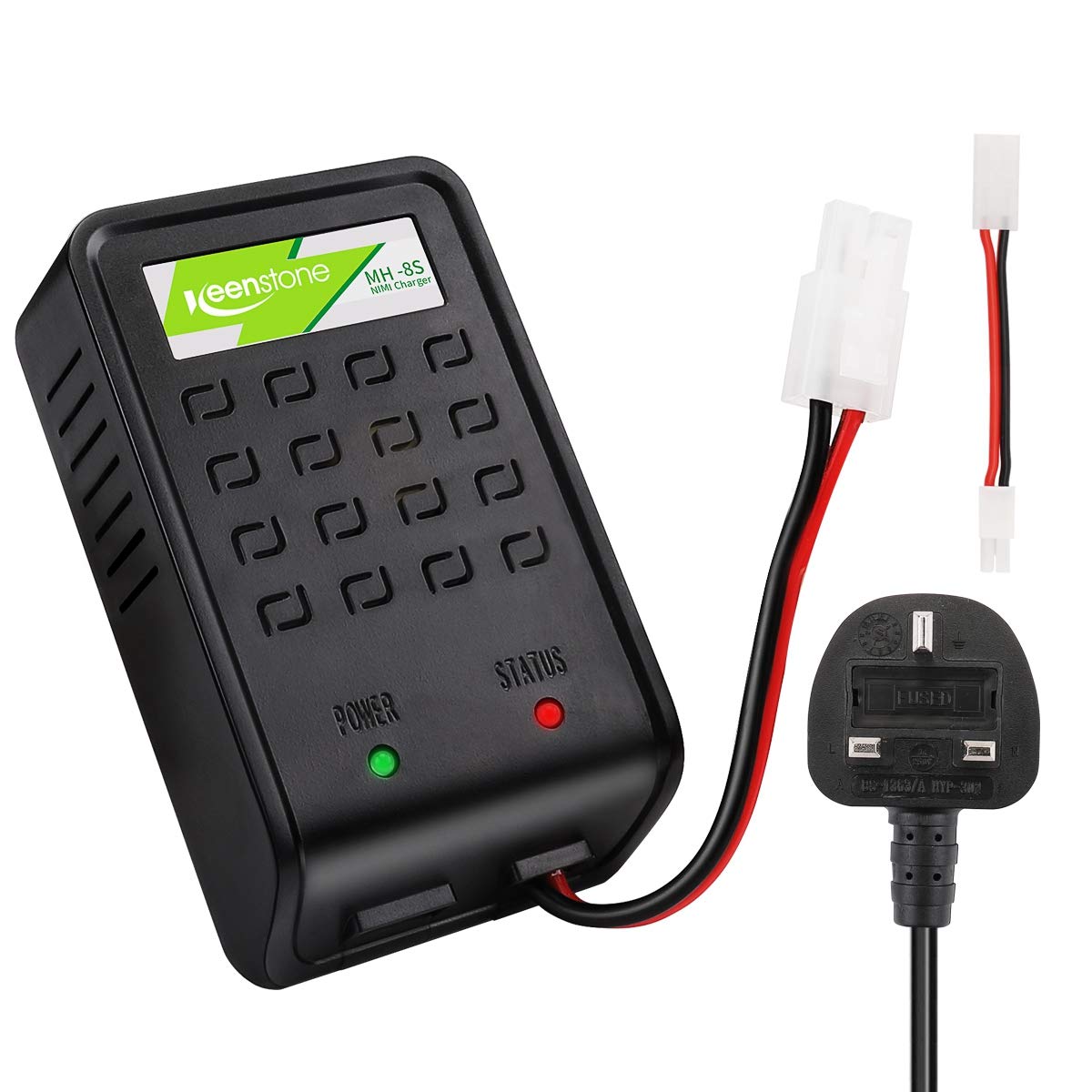 Keenstone Airsoft Battery Charger with Mini Tamiya Connector and Tamiya