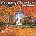 Country Churches with Scripture 2020 12 x 12 Inch Monthly Square Wall Calendar, USA United States of America