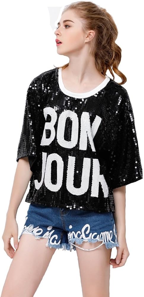 plus size sequin jersey dress