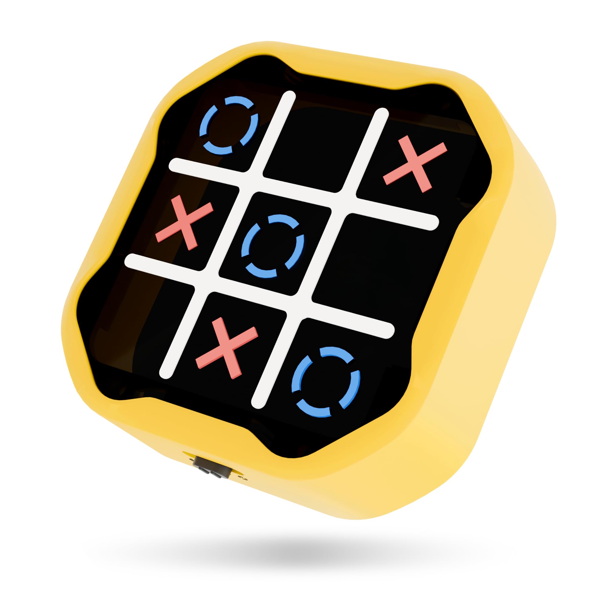 3-in-1 Electronic Tic Tac Toe Toy, Family Travel Game for Kids and Adults, Handheld Game Gift with Silent Mode