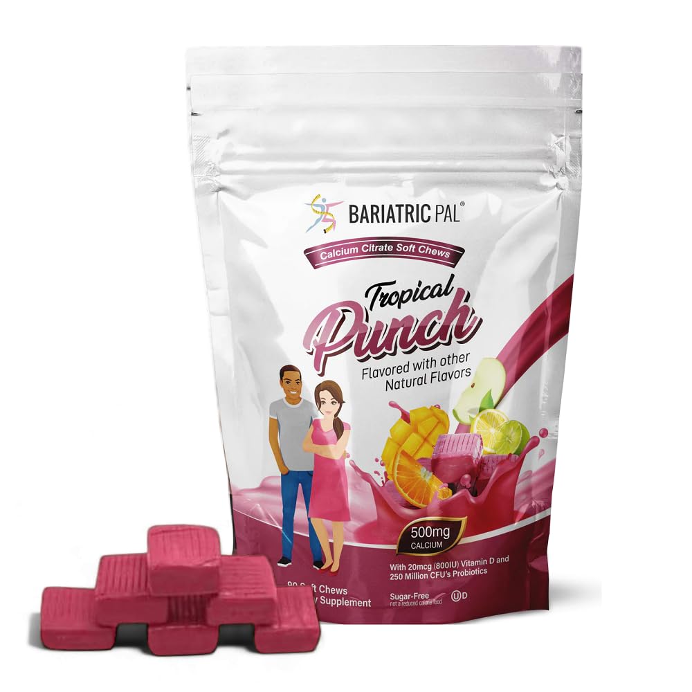 Calcium Citrate Soft Chews (Tropical Punch)