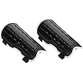 Dioche Soccer Shin Guards, Adults Breathable Shockproof Soccer Sports Shin Pad Adjustable Football Leg Protective Guards Protective Gear (1Pair)(Black)